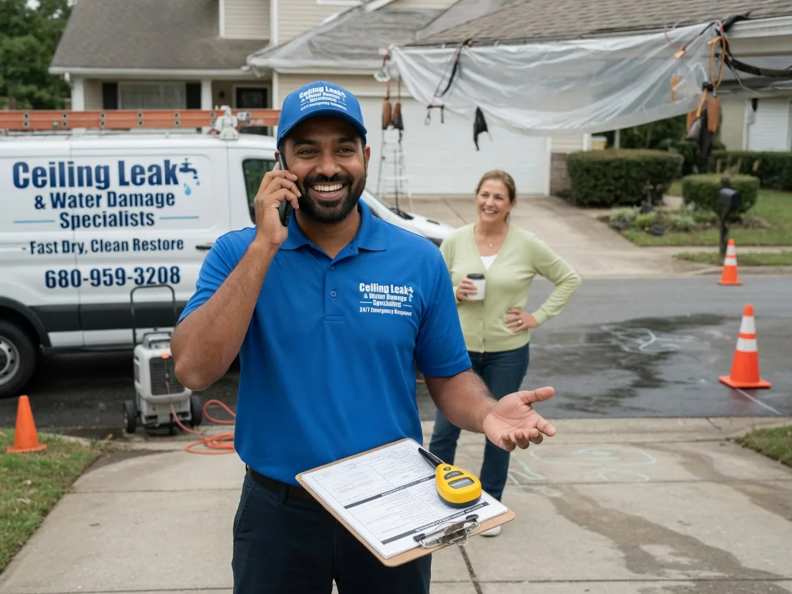 Ceiling Leak Cleanup Dundee, OH FAQs